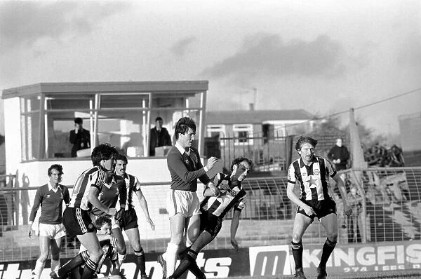 Oldham 3 v. Newcastle United 1. Division 2 Football October 1981 MF04-13-036