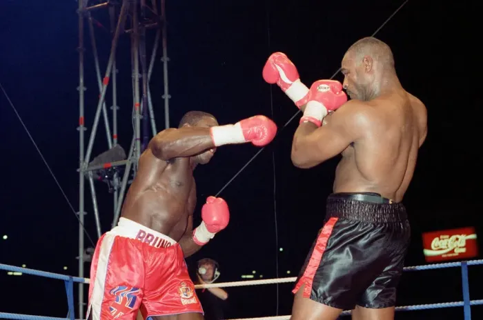 Framed Print : Oliver McCall vs. Frank Bruno, billed as The Empire Strikes Back