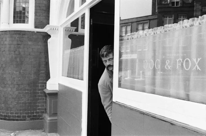 Framed Print : Oliver Reed, British actor, enjoys a few drinks at his local pub, The Dog and Fox Framed Print : Oliver Reed, British actor, enjoys a few drinks at his local pub, The Dog and Fox