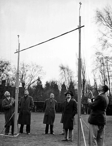 Olympic Games 1948 Mr Rottenburg has developed a new system for the pole