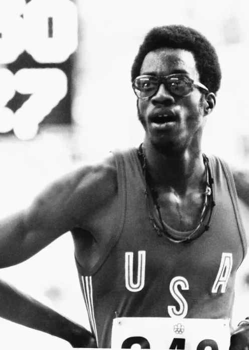 Framed Print : Olympic Games 1976 Athlete Edwin Moses of USA winner of the 400m Dbase MSI