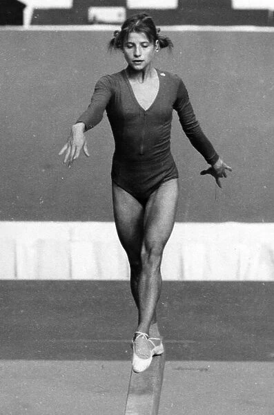 Olympic Games 1976 Russian gymnast Olga Korbut July 1976