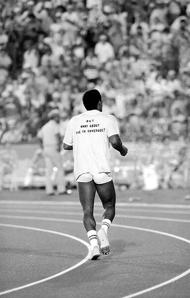 Olympic Games 1984 Los Angeles USA Daley Thompson Athletic August 1984