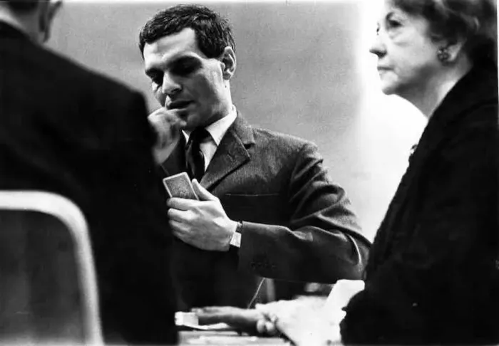 : Omar Sharif Film actor taking part in the Guardian Bridge Contest at the Europa Hotel : Omar Sharif Film actor taking part in the Guardian Bridge Contest at the Europa Hotel