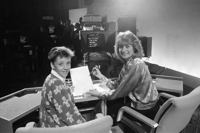 Framed Print : Open Day at BBC Pebble Mill Studios. Kay Alexander, Presenter, Midlands Today
