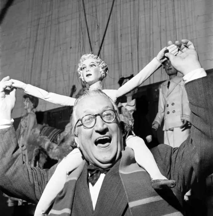 Framed Print : To open at the Princess Theatre is Italian Puppet man Vittorio Podrecca