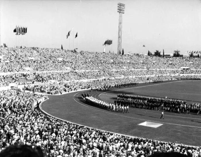 Framed Print : Opening Ceremony of the Rome Olympic Games August 1960 M6250 15 Framed Print : Opening Ceremony of the Rome Olympic Games August 1960 M6250 15