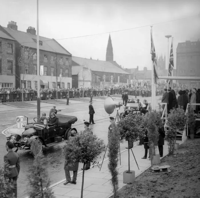 Framed Print : The opening of John Dobson street in Newcastle on Wednesday, May 6, 1970 Framed Print : The opening of John Dobson street in Newcastle on Wednesday, May 6, 1970