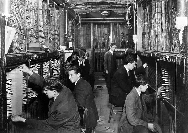The opening of the new telephone exchange at South John Street, Liverpool