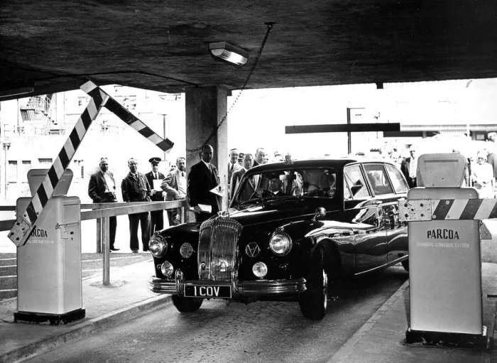 Framed Print : The opening of West Orchard car park, Coventry city centre Framed Print : The opening of West Orchard car park, Coventry city centre