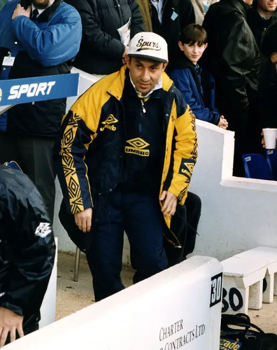 Framed Print : Ossie Ardiles manager of Tottenham Hotspur Football club in the match againgst Blackburn