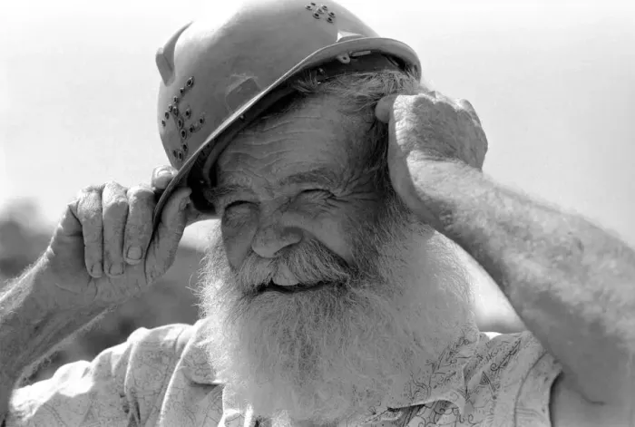 Framed Print : Outback: Rural: Marble Bar Western Australia: Marble Face - 68 year old Ken Macpherson