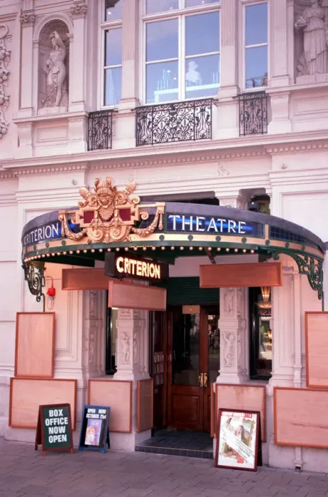 Framed Print : OUTSIDE OF THE NEWLY REFURBISHED CRITERION THEATRE 08  /  10  /  1992