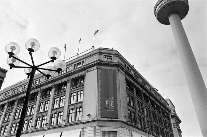 Framed Print : Owen Owen Department Store, Liverpool, 19th March 1993 Framed Print : Owen Owen Department Store, Liverpool, 19th March 1993