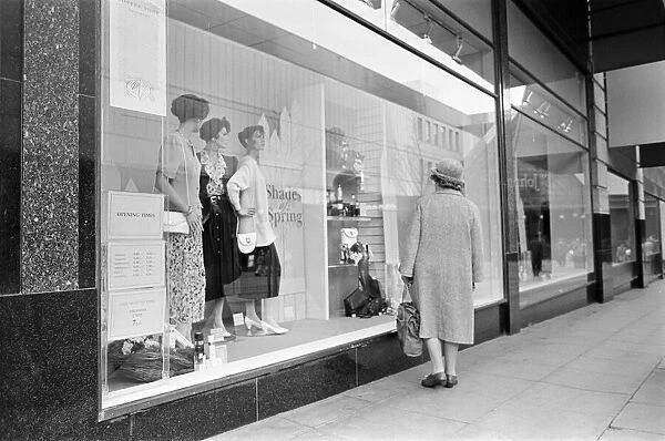 Owen Owen Department Store, Liverpool, 19th March 1993. Mrs Janet Sexton