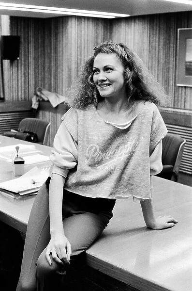 Owner of the Pineapple Dance Studios Debbie Moore. 25th November 1983