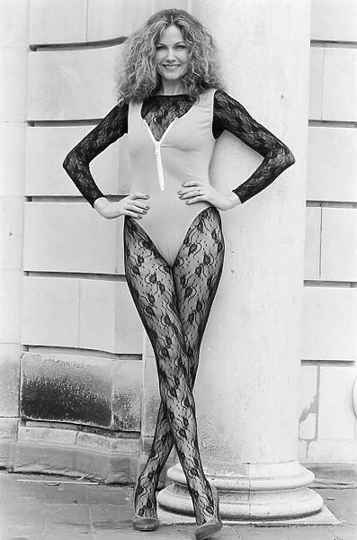 Owner of the Pineapple Dance Studios Debbie Moore, modelling one of her own leotard
