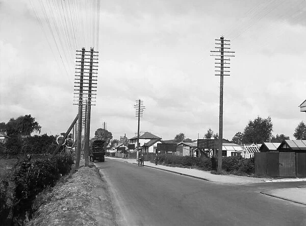 The Oxford Road at Denham, Buckinghamshire. Circa 1931