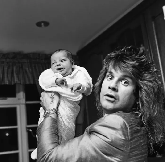 Framed Print : Ozzy Osbourne, former lead singer of Black Sabbath, pictured at home two weeks after Framed Print : Ozzy Osbourne, former lead singer of Black Sabbath, pictured at home two weeks after