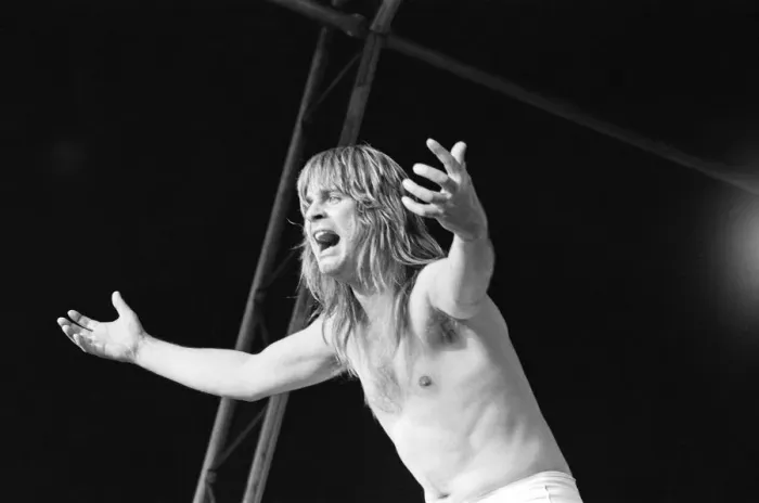 Framed Print : Ozzy Osbourne, former lead singer of Black Sabbath, pictured in concert Framed Print : Ozzy Osbourne, former lead singer of Black Sabbath, pictured in concert