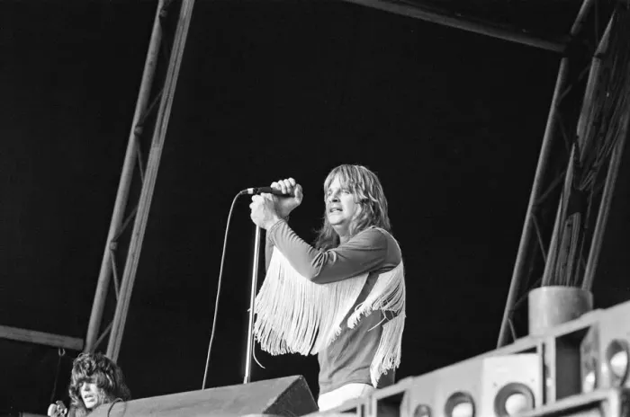 Framed Print : Ozzy Osbourne, former lead singer of Black Sabbath, pictured in concert Framed Print : Ozzy Osbourne, former lead singer of Black Sabbath, pictured in concert