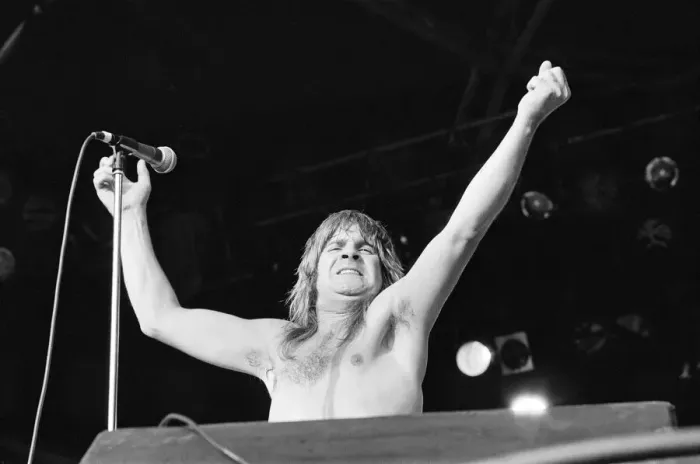 Framed Print : Ozzy Osbourne, former lead singer of Black Sabbath, pictured in concert Framed Print : Ozzy Osbourne, former lead singer of Black Sabbath, pictured in concert