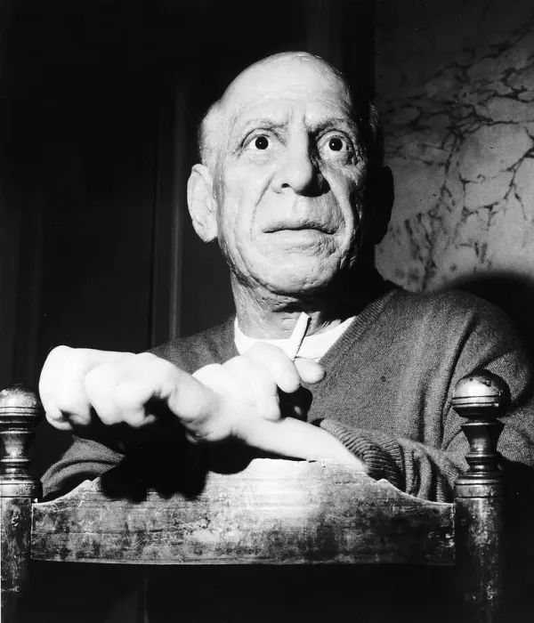 Framed Print : Pablo Picasso Painter The new statue of Pablo Picasso at Madam Tussaud. 1973 Framed Print : Pablo Picasso Painter The new statue of Pablo Picasso at Madam Tussaud. 1973