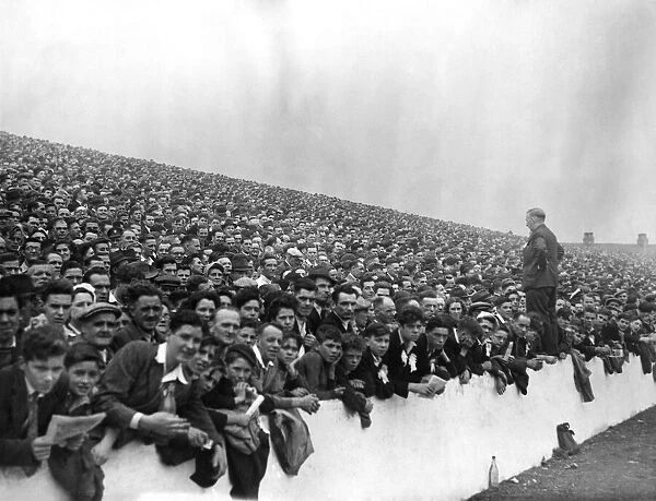 Packing the crowd Maine road for 'Derby'match between Manchester City