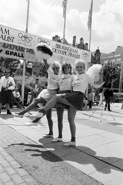 Page Three girls back the Birmingham City Olympic bid. 8th July 1986