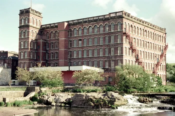 Framed Print : Paisley Anchor Mills, Paisley, Renfrewshire. 10th June 1994 Framed Print : Paisley Anchor Mills, Paisley, Renfrewshire. 10th June 1994