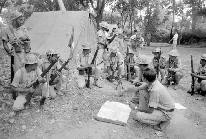 Framed Print : Pakistan - Bangladesh Civil War June 1971 A large area of East Pakistan