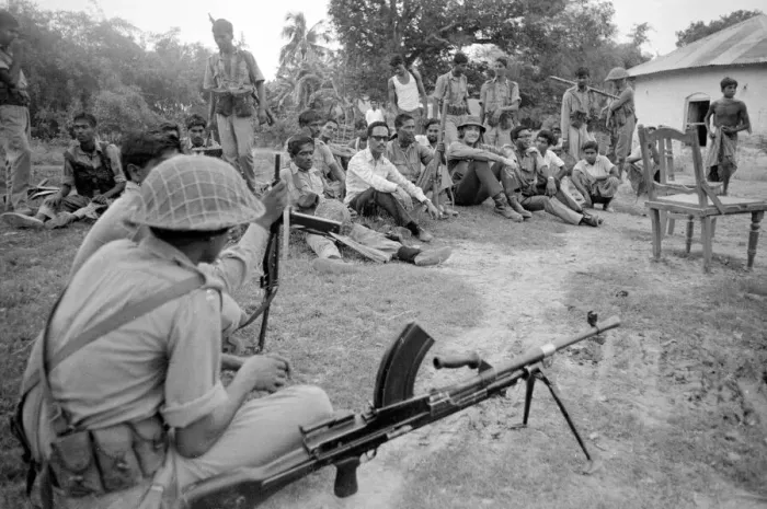 Framed Print : Pakistan - Bangladesh Civil War June 1971 A large area of East Pakistan