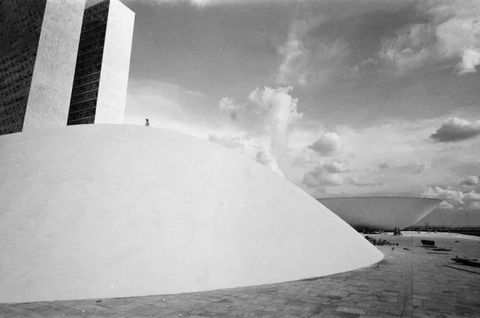 Framed Print : The palace of the National Congress, under construction, Brasilia, Brazil Framed Print : The palace of the National Congress, under construction, Brasilia, Brazil
