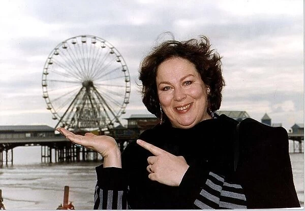 Pam Ferris actress in Blackpool
