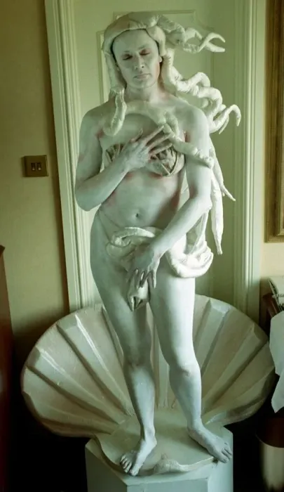 Framed Print : Pamela Sinclair Living Statue September 1999 - Owner of Still Life Statues based in Framed Print : Pamela Sinclair Living Statue September 1999 - Owner of Still Life Statues based in