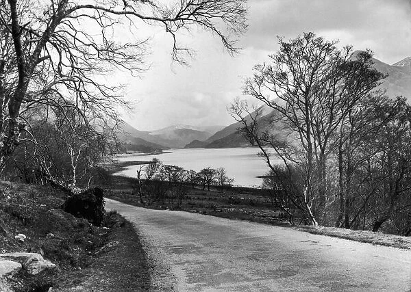 The Paps of Glen Coe seen from Loch Leven. 7th March 1941