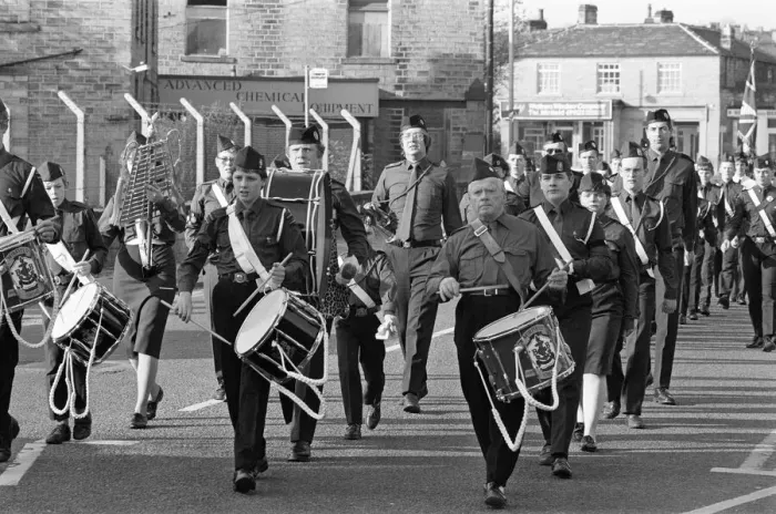 Framed Print : On parade... Boys Brigade companies from the Pennine Division of the Yorkshire Framed Print : On parade... Boys Brigade companies from the Pennine Division of the Yorkshire