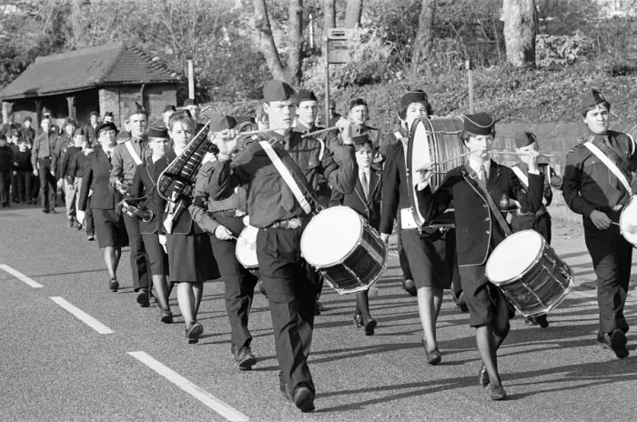 Framed Print : On parade... Boys Brigade companies from the Pennine Division of the Yorkshire