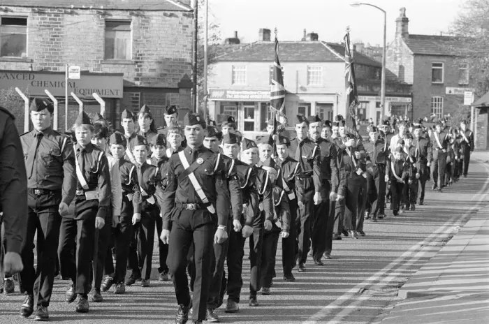 Framed Print : On parade... Boys Brigade companies from the Pennine Division of the Yorkshire Framed Print : On parade... Boys Brigade companies from the Pennine Division of the Yorkshire