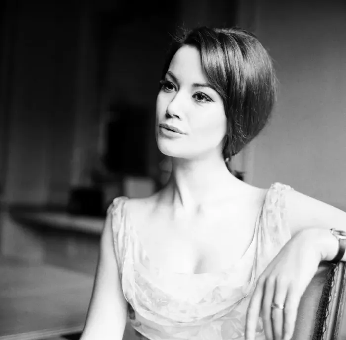 Framed Print : Parisienne actress Claudine Auger who will play Domino in the James Bond film Framed Print : Parisienne actress Claudine Auger who will play Domino in the James Bond film