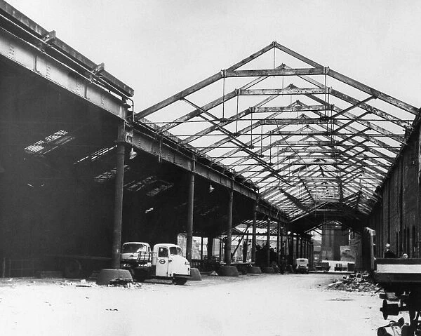 Park Lane railway goods station, Liverpool, November 1965