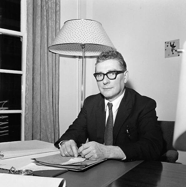 Parliamentary Secretary Ernest Fernyhough. 9th January 1967