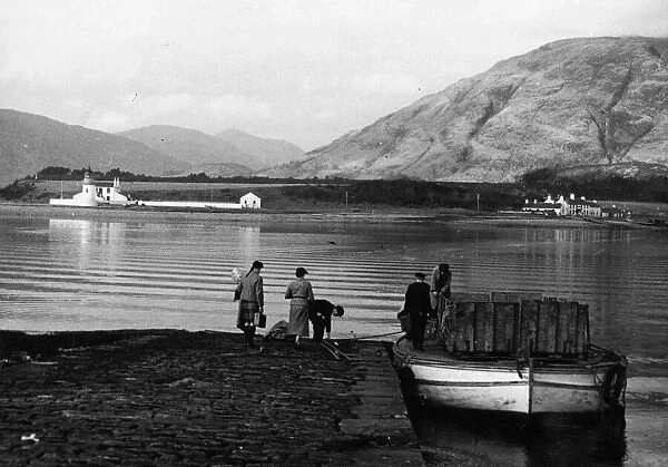 Passenger ferry between Ardgour and Corran Loch Linnhe, Ardgour Ferry Circa 1930s