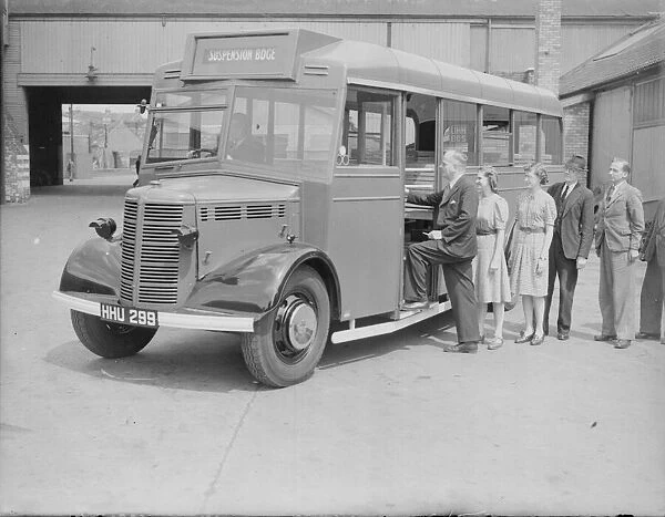 Passengers during the Second World War board a bus in Bristol heading for Clifton
