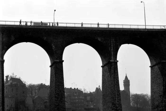 Framed Print : The Passerelle Viaduct Luxembourg April 1975 75-2201-007 Luxembourg city is situated on a Framed Print : The Passerelle Viaduct Luxembourg April 1975 75-2201-007 Luxembourg city is situated on a