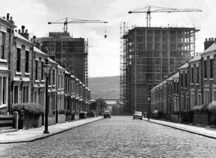 Framed Print : The past, present and the future, there is a new feature on the ever-changing skyline of Framed Print : The past, present and the future, there is a new feature on the ever-changing skyline of