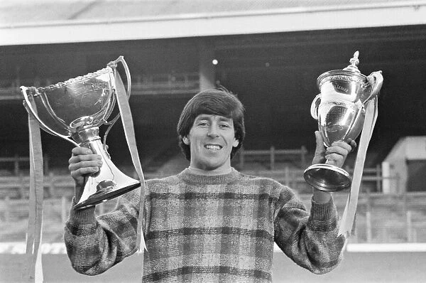 Pat Bonner, Celtic goalkeeper, pictured in December 1982