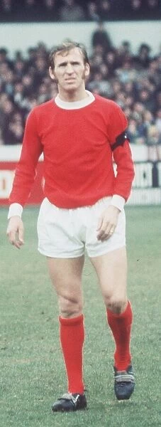 Pat Crerand Manchester United 1971 football Chelsea v black armband