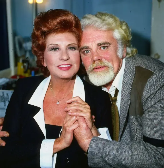 Framed Print : Pat Phoenix actress TV Coronation street August 1986 with actor husband Tony Booth Framed Print : Pat Phoenix actress TV Coronation street August 1986 with actor husband Tony Booth