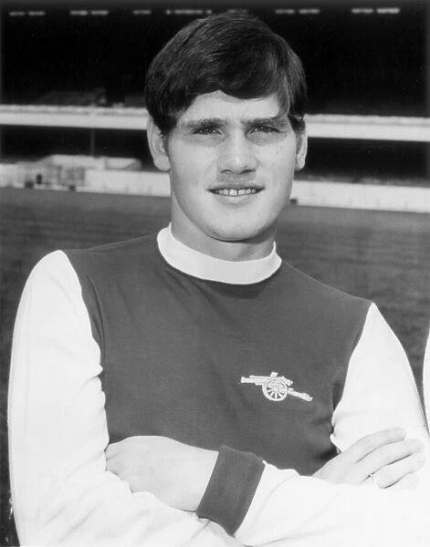Pat Rice of Arsenal FC. July 1968